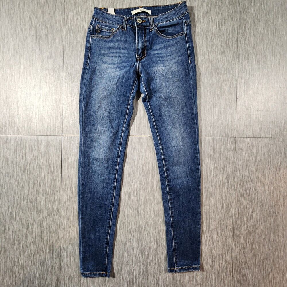 KANCAN Jeans Womens Skinny Medium Wash Blue Denim Size 3 25